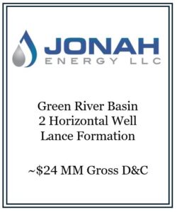 AFE - Jonah Energy Lance Wells